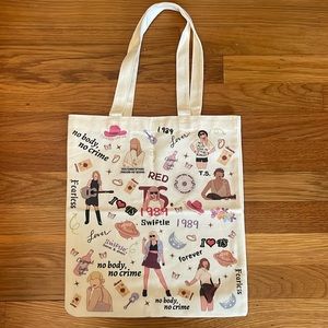 Taylor Swift Canvas Tote Bag